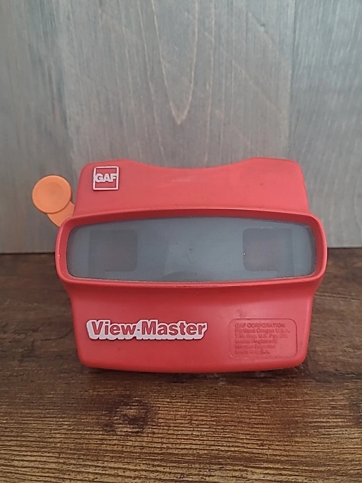 Juguete visor GAF Viewmaster Viewmaster rojo vintage FUNCIONANDO, hecho en EE. UU. Foto 1 de 4
