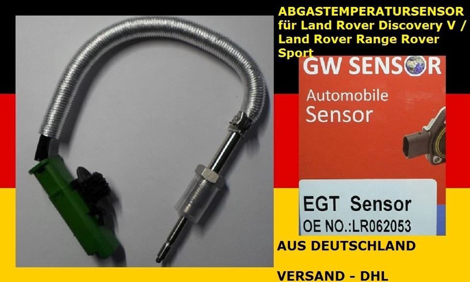 SENSORE TEMPERATURA GAS DI SCARICO per Land Rover Discovery V / Land Rover Range Rover Sport - Immagine 1 di 1