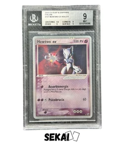 POKEMON BGS 9 MEWTWO EX 101/109 EX RUBIN UND SAPHIR ITA - ITALIENISCH MINT - Bild 1 von 3