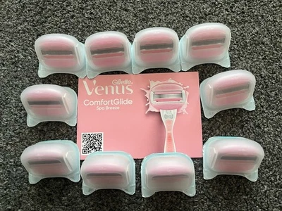 10 x Gillette Venus Comfortglide Spa Breeze Women's Razor Blade Refills