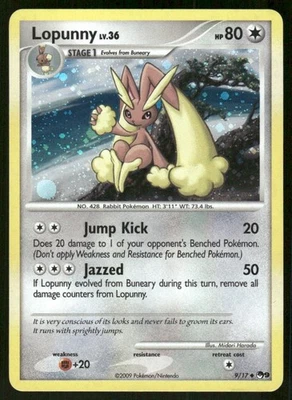 Pokemon Tcg Lopunny [Holo] #9 Pokemon POP Series 9 NM - Image 1 of 2