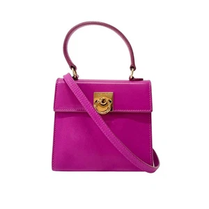 LOEWE Mini Gancini Pink Shoulder Bag - Picture 1 of 20