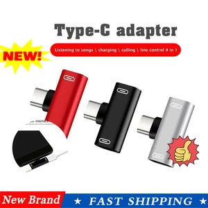 Adaptador divisor USB C 2 en 1 cargador doble tipo C y auriculares para Android 1 pieza - Imagen 1 de 28