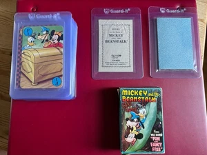 D1) VINTAGE 1947 WALT DISNEY MICKEY MOUSE BEANSTALK FULL SET CASTELL BROS PEPYS - Picture 1 of 20