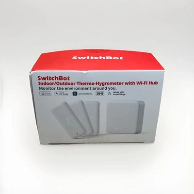 NEW SwitchBot Outdoor Meter Kit Hub Mini 3-Pack Temp Humidity Sensors IP65 Siri - Image 1 of 4
