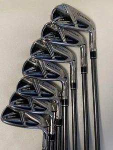 Taylormade SiM MAX Iron SET #5-pw-gw-sw 8pc Graphite TENSEI BLUE TM60 Flex:Stiff - Picture 1 of 4