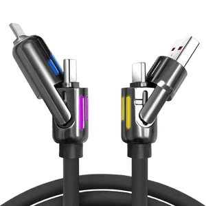 MAGIC JOHN 240W 4 in 1 USB C Cable, Charging Fast & Data - Picture 1 of 7