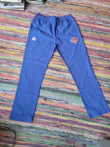 VIntage 90s Starter New York Knicks Track Suit Warm Up Pants Size L NBA RARE! Cover