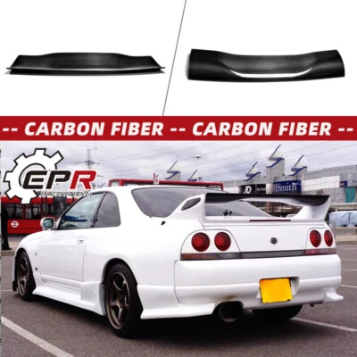 Alerón de fibra de carbono Shibi Devil para Nissan R33 GTR AS Style hoja media Foto 1 de 4