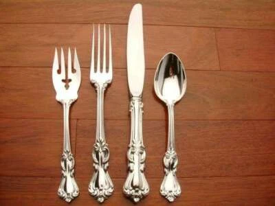 Marlborough Sterling Silver by Reed & Barton 4pc Lunch SIZE Setting, Modern - Image 1 of 2