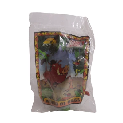 Juguete KFC The Lion King Timon & Pumba World Of Bugs 1996 - sellado Foto 1 de 3