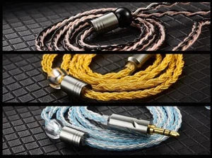 QKZ T1 8 Core TC Silver Plated Hifi Earphone Cable 3.5mm! FAST FREE USA SHIP! - Picture 1 of 9