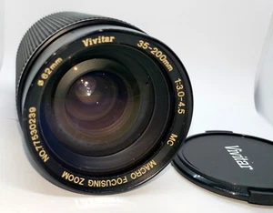 Vivitar 35-200mm F/3.0-4.5 Macro Focusing Zoom Lens For Contax/Yashica Fair Cond - Picture 1 of 6