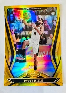 Patty Mills 2020-21 Panini Certified Mirror Gold Parallel 08/10 Jersey # - Picture 1 of 3