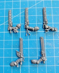 BA Death Company Bits Chainsword x5 Firstborn Blood Angels Assault Marines Bitz - Picture 1 of 1