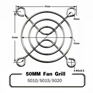 Lüfter Schutz Metall Grill 3D Printer Fan Grill Abdeckung 50mm  - Bild 1 von 2