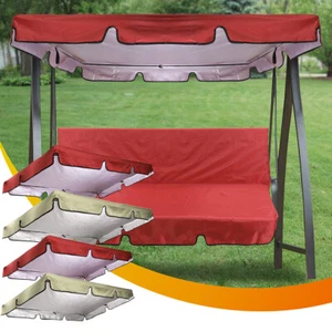 Garden Swing Top Cover Canopy 210D Polyester Patio Outdoor Chair Rain Cover - Picture 1 of 16