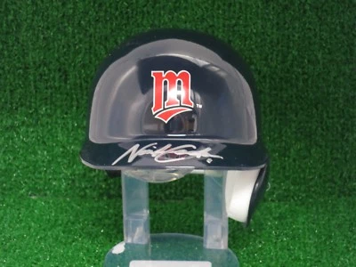Minicasco autografiado firmado por Nick Gordon Minnesota Twins certificado de autenticidad LOM (HM207) Foto 1 de 3