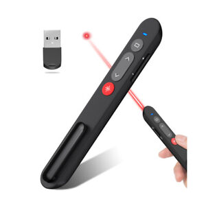 2.4GHz Wireless Presenter Remote Controller Pen For Mac Win 10 8 7 Projector PPT