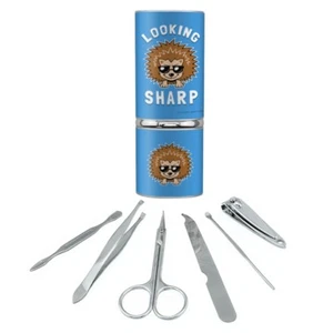 Looking Sharp Porcupine Funny Humor Manicure Pedicure Grooming Travel Kit - Picture 1 of 4