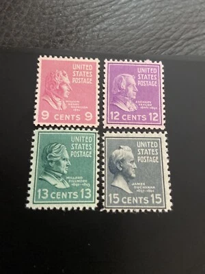 Us Stamp Scott # 814,817,818,820...Presidential Series - MNH - Image 1 of 2