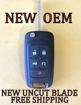 NEW OEM GM BUICK PEPS PROXIMITY FLIP KEY KEYLESS REMOTE START FOB TRANSMITTER - Image 1 of 3