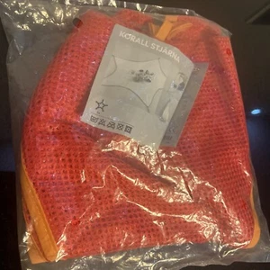 Korall Stjärna In Rot Orange Abgesetzt NEU In OVP - Bild 1 von 4