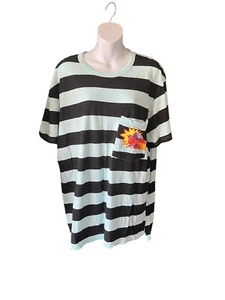 Disney Parks Unisex XL Shirt Big Hero 6 Baymax Hiro Blue Short Sleeve EUC - Picture 1 of 3