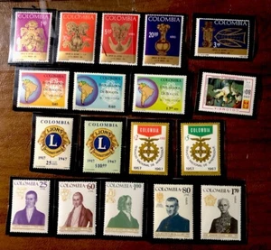 Colombia Stamps 762/C497 Mint Never  Hinged Many Sets Airmail/ Postage - Picture 1 of 3