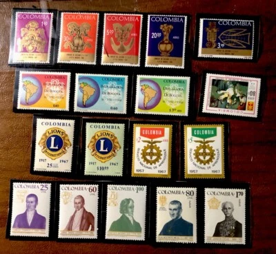 Colombia Stamps 762/C497 Mint Never  Hinged Many Sets Airmail/ Postage - Image 1 of 3