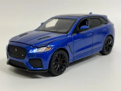 Jaguar F Pace Blue LHD Light and Sound 1:32 Scale Tayumo 32110020 - Image 1 of 4