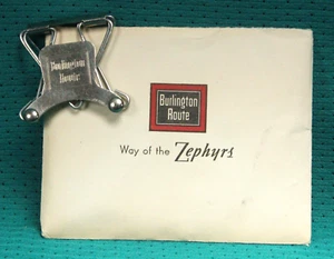 Burlington Route Zephyr Money Clip - Way of the Zephyrs - Picture 1 of 7
