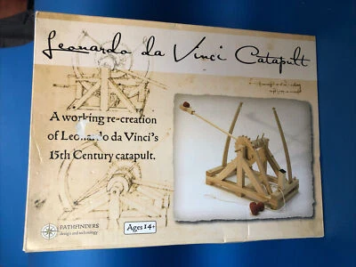 Pathfinders - Leonardo da Vinci Catapult - Wood Assembly Kit - Brand New - Image 1 of 3