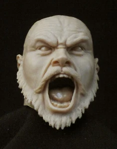 # 4135 CUSTOM RESIN UNPAINTED  VIKING HEAD SCULPT Action figures 1/6 Scale - Picture 1 of 2