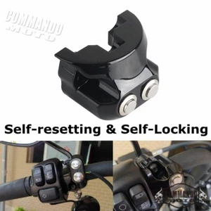For Harley Touring Sportster Dyna Street Bob 1" Handlebar Switch Self-Lock/Reset - Picture 1 of 7