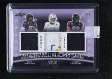 2019 Leaf US Army All-American Bowl Purple /3 Zach Harrison Garrett Wilson