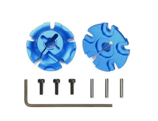 Tamiya 22043 Hornet Aluminum Wheel Hubs For Lunch Box/CW01/Frog/FAV RC Buggy - Image 1 of 1