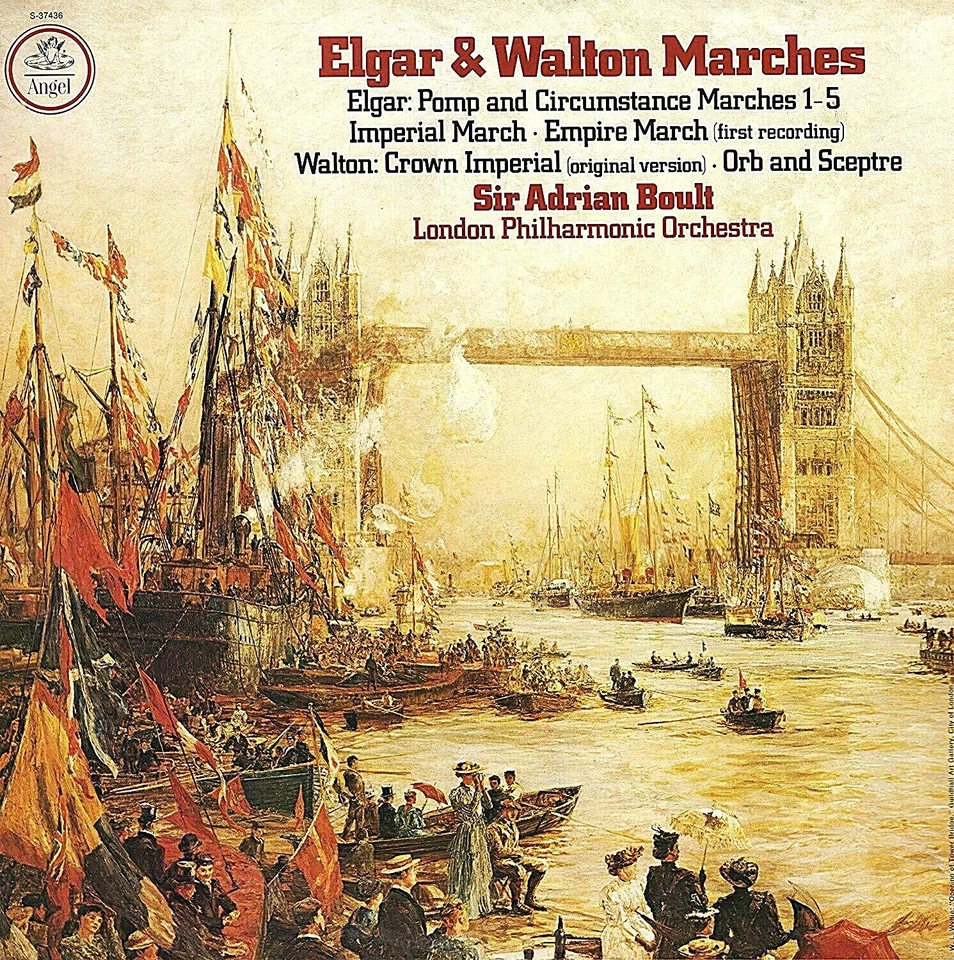 ELGAR & WALTON MARCHES (BOULT/LONDON) (QUAD) PREMIUM QUALITY USED LP (NM/EX) - Image 1 of 1