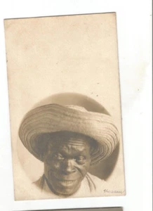 RPPC NORTH CAROLINA PINEHURST ? AFRICAN AMERICAN NASSAU BERMUDA REAL PHOTO CARD - Picture 1 of 2