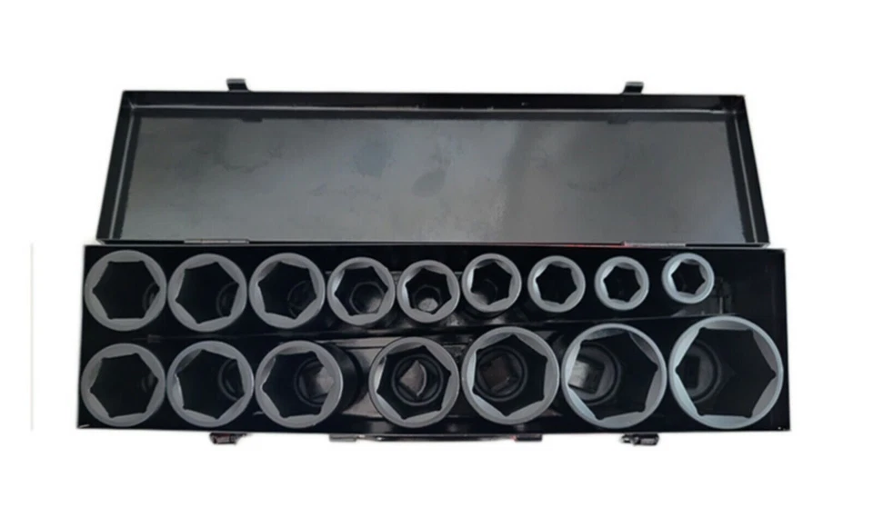 Schlagschrauber Nüsse Set Steckschlüssel Einsätze 17-50mm 3/4" Zoll 16tlg. - Bild 1 von 2