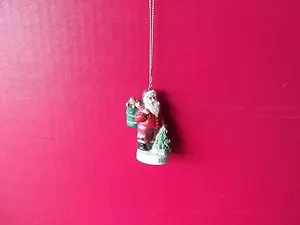 Weihnachtsmann mit seinem Spielzeugsack Christbaumschmuck 2,75 Zoll groß - Bild 1 von 9