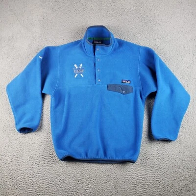 Pullover Patagonia Synchilla Para Hombres Pequeño Azul a Presión T Polar Gorp Core Logotipos Foto 1 de 4