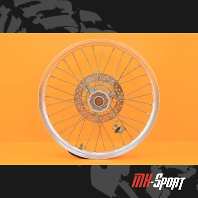 Conjunto de llanta de radios de buje de rueda delantera 90-01 2001 RM80 RM 80 OEM 54111-02B42 Foto 1 de 4