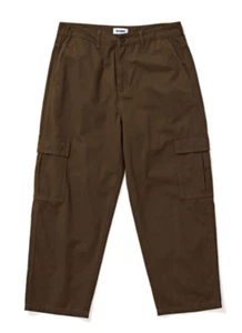 X-LARGE 91 CARGO Pant dark BROWN XLARGE X LARGE loose fit CHINO - Picture 1 of 3