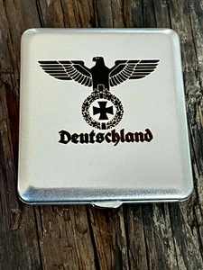 Zigarettenetui WEHRMACHT REICHSADLER DEUTSCHLAND - CNC GRAVUR ! - Bild 1 von 2