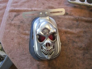 1979 Harley Davidson XLH rear fender skull laydown tombstone tail taillight - Picture 1 of 5