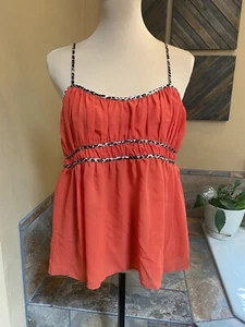 Vintage Y2K Secret Treasures Satin Pajama Set Coral Chettah Large NWT - Picture 1 of 14