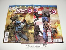 Steve Rogers Super Soldier #1-4 Comic Lot Marvel 2010 2 COMPLETE Captain America