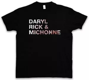 DARYL RICK & MICHONE T-SHIRT The Walking Rick Grimes Dead Living Dixon Series - Picture 1 of 1