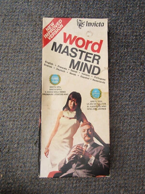 1975 INVICTA MASTER MIND GAME PLASTIC WORD (LETTERS) EDITION 100% COMPLETE - Image 1 of 4